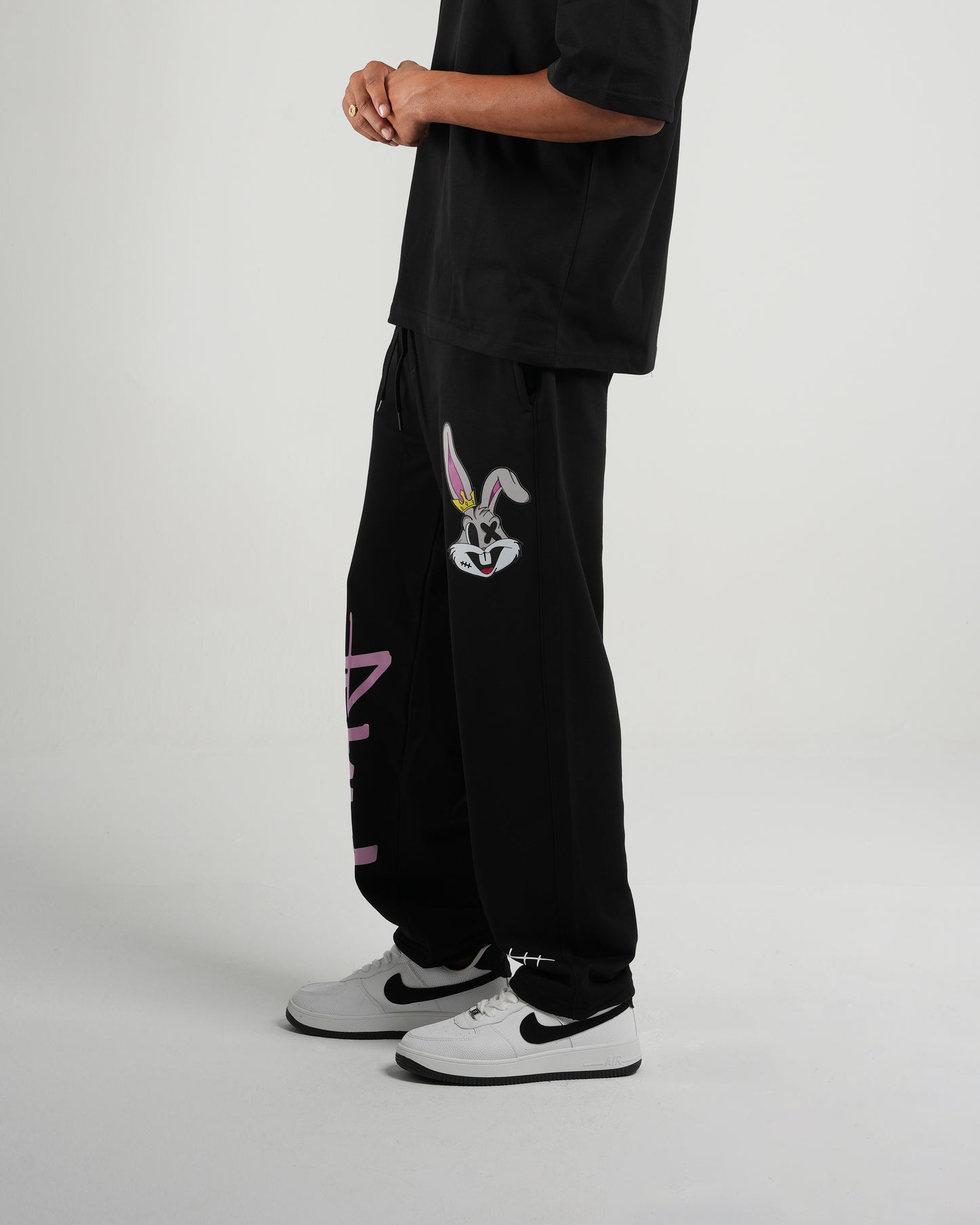 Cartoon Print Oversized Sweatpant