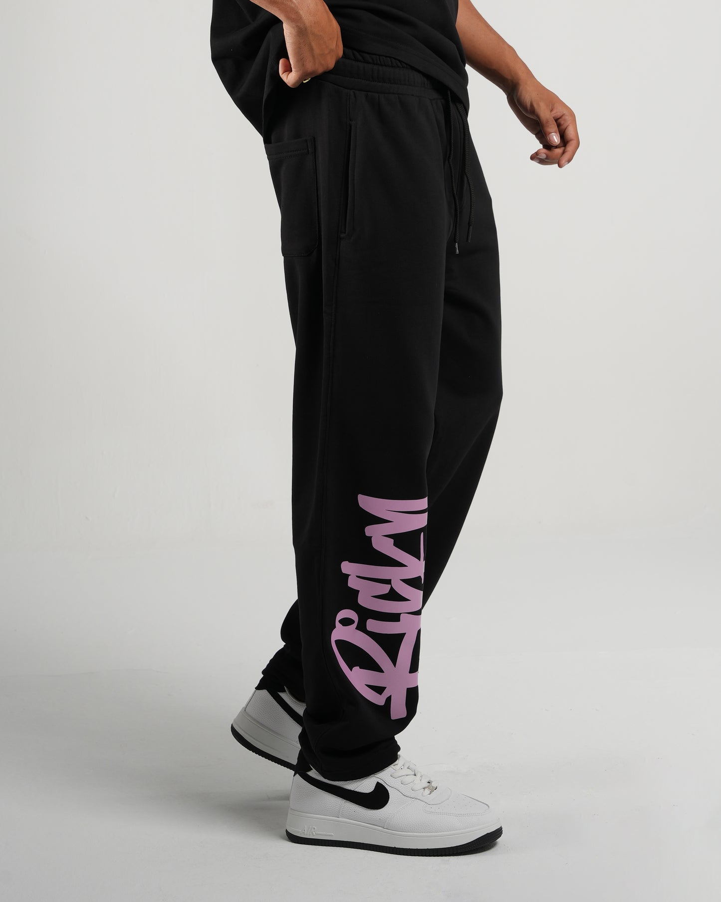 Cartoon Print Oversized Sweatpant