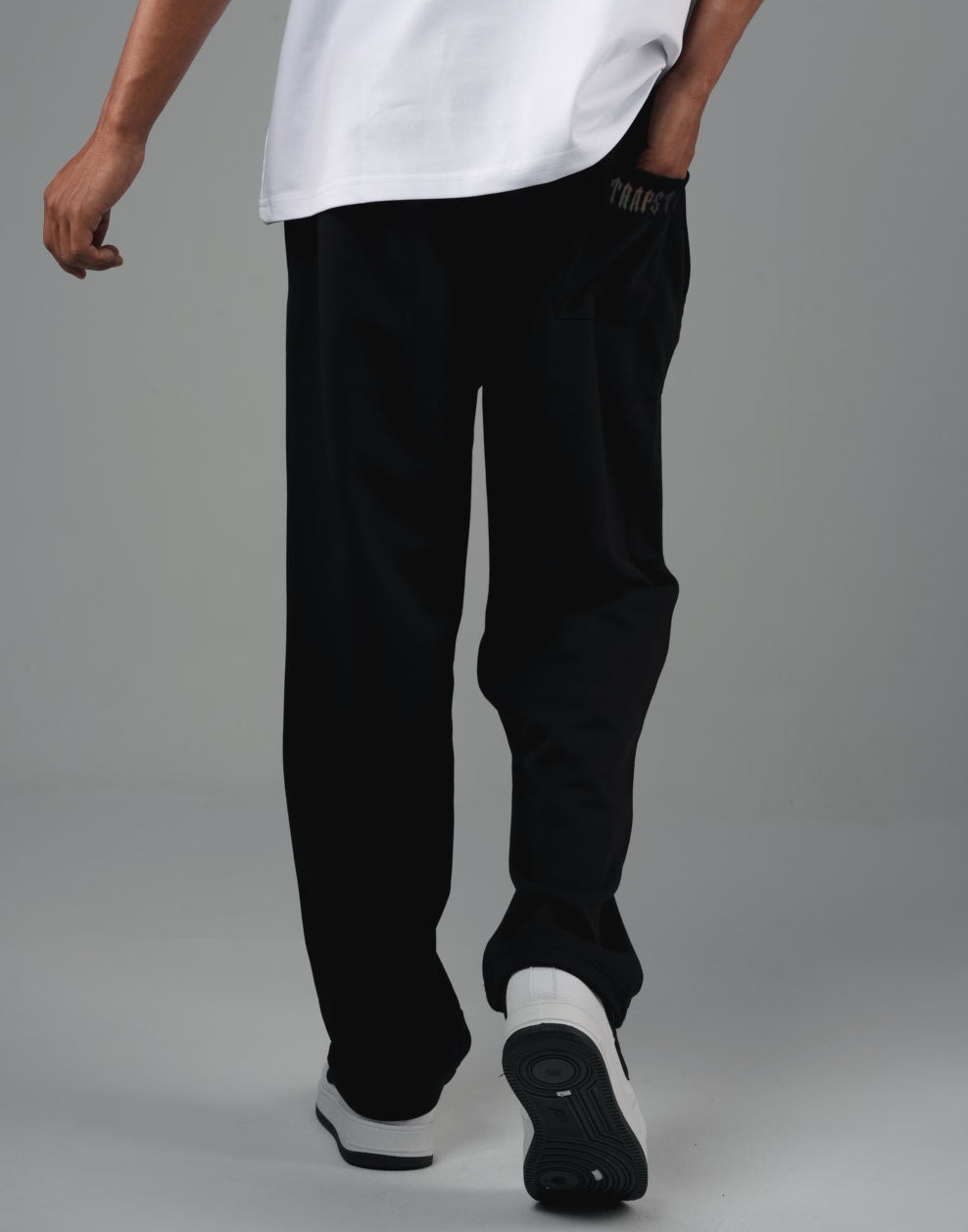 Reflective ( TS ) Oversized Sweatpant Black