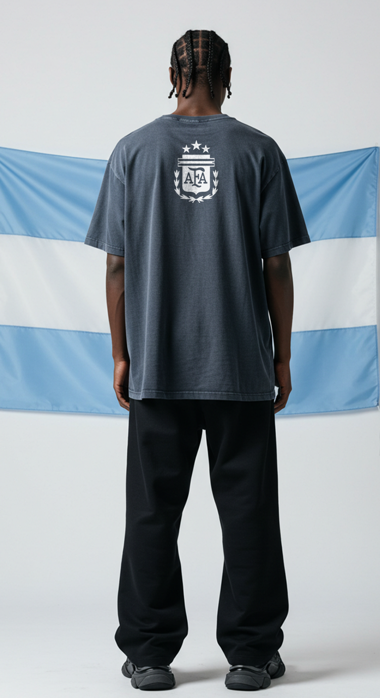 (MESSI) Oversize TShirt - Dark Grey