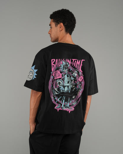 RICKMORY Oversize tshirt Printed Black