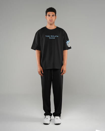 RICKMORY Oversize tshirt Printed Black